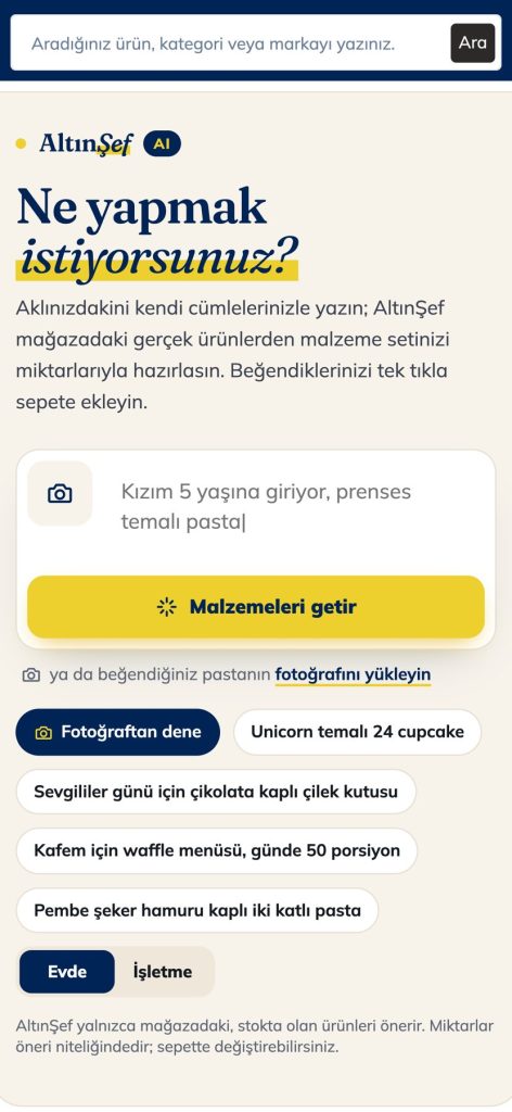 AltınŞef AI